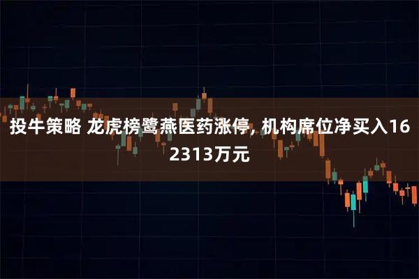 投牛策略 龙虎榜鹭燕医药涨停, 机构席位净买入162313万元